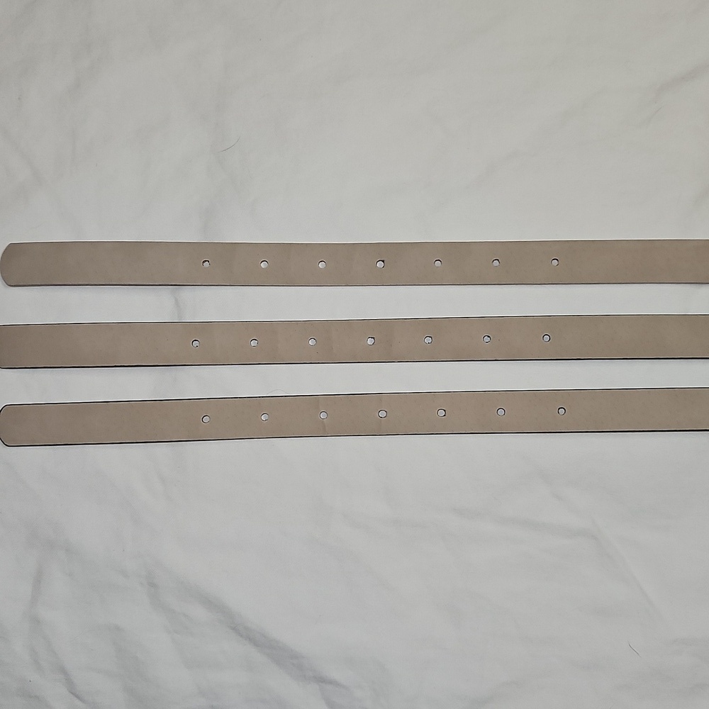 Women's Trio Of Belts - Leopard, Black & Tan Size Medium - Picture 8 of 8